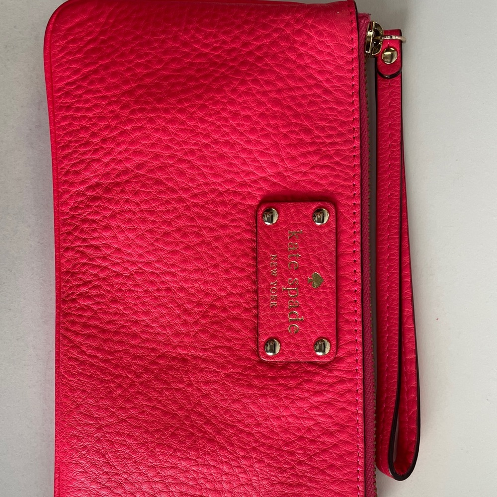 Kate Spade Hot Pink Wristlet